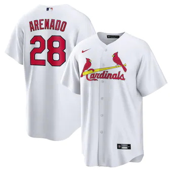 mens nike nolan arenado white st louis cardinals home offic